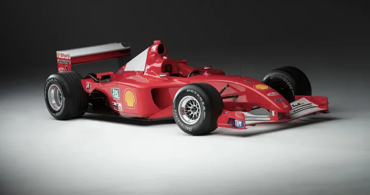 La Ferrari F2001 di Schumacher all'asta in occasione del Gran Premio di Monaco 2025