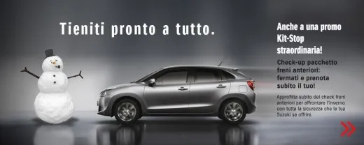 Suzuki Winter 2015: sconto per la sostituzione delle pastiglie freni
