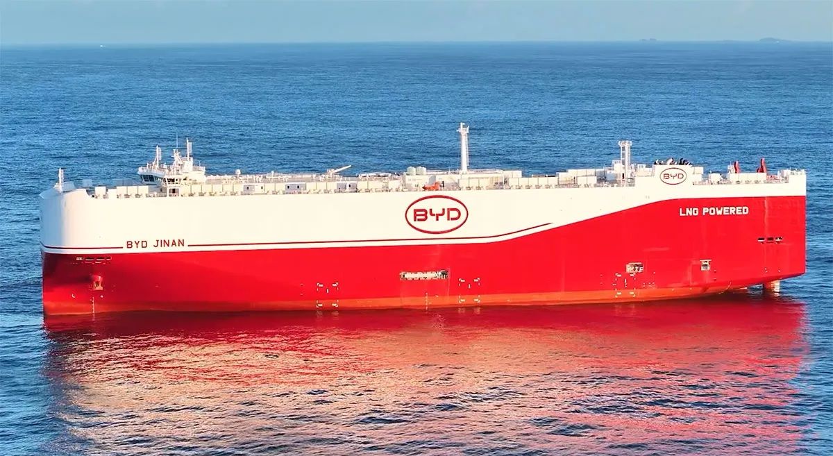 BYD Jinan, un'altra nave cargo si prepara a salpare: esportazioni sempre più importanti