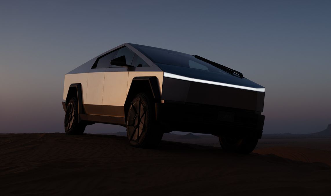 Tesla, questo curioso brevetto rende il Cybertruck più efficiente quando traina un rimorchio