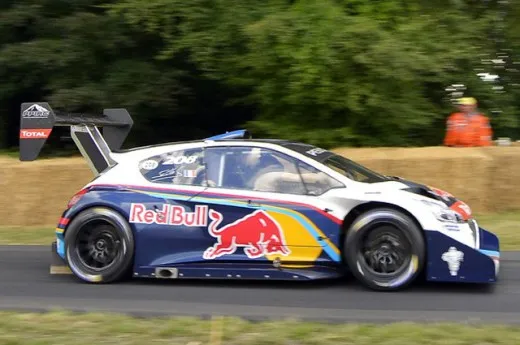 Sebastian Loeb manca il record a Goodwood con la 206 T16