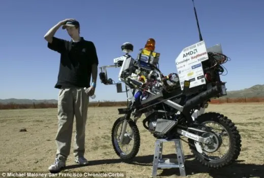 Google e la moto a guida autonoma