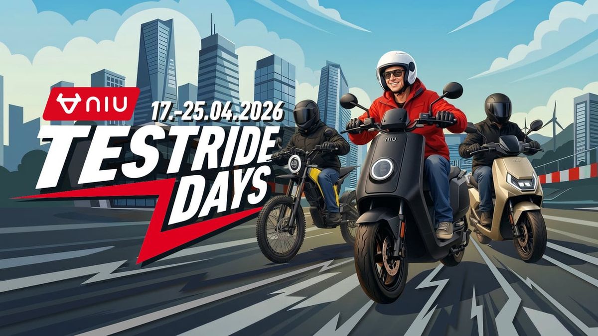 Anteprima: NIU Testride Days: una settimana di prove gratuite in tutta Italia