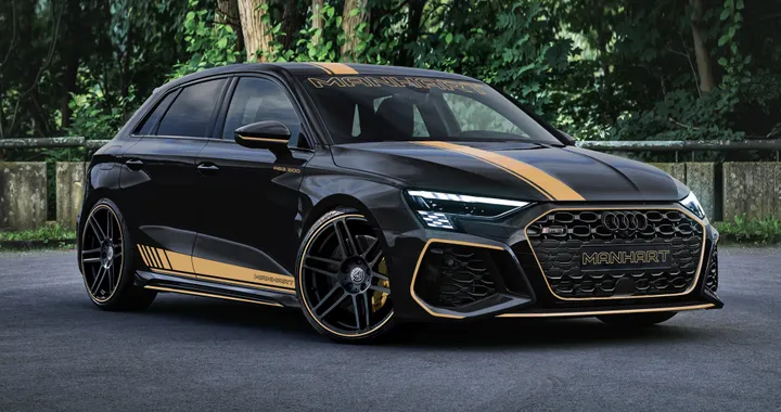 Audi RS3, grazie alla cura di MANHART la potenza sale a 500 CV