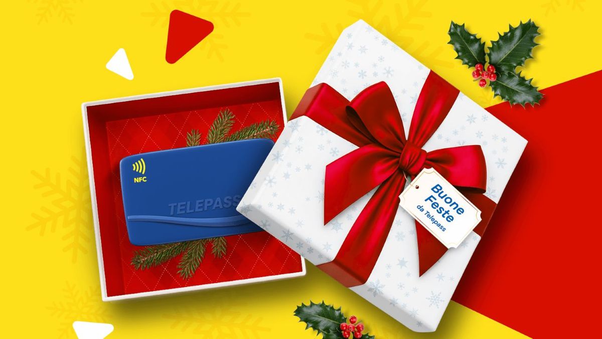 Da Telepass è già Natale: 12 mesi in regalo e 50% di cashback sul pedaggio