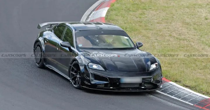 Un nuovo prototipo di Porsche Taycan al Nurburgring: sarà la più estrema di tutte? Foto spia