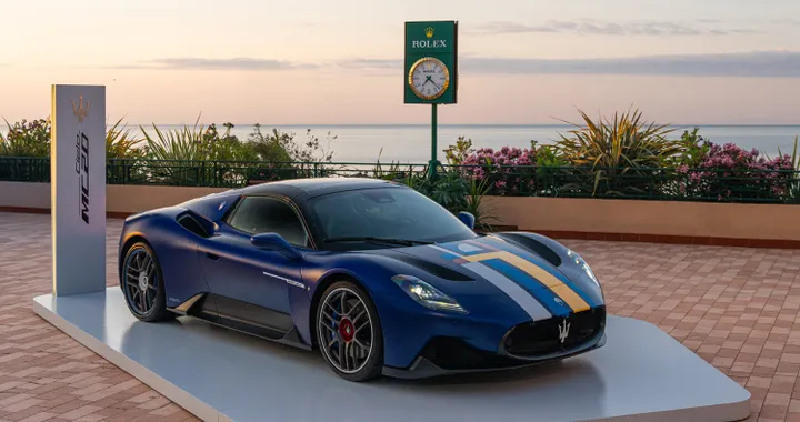 Maserati torna a brillare al Rolex Monte-Carlo Masters con la MC20 Cielo