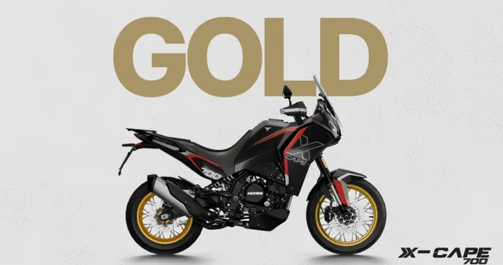 Moto Morini X-CAPE 700 Gold Edition: la top di gamma per il viaggio su due ruote