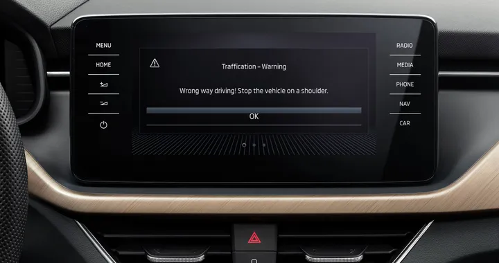 Skoda: arriva l'avviso di guida contromano grazie a Bosch