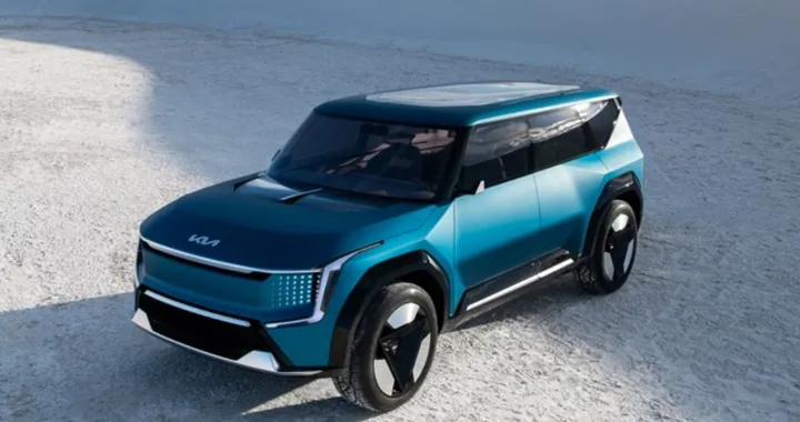 Kia EV9, il nuovo SUV elettrico è stato spiato al Nurburgring