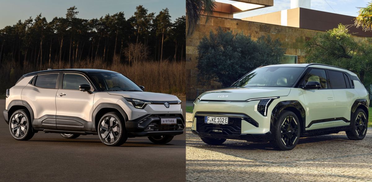 Nuova Suzuki e Vitara vs KIA EV3, SUV elettrici a confronto: caratteristiche e prezzi