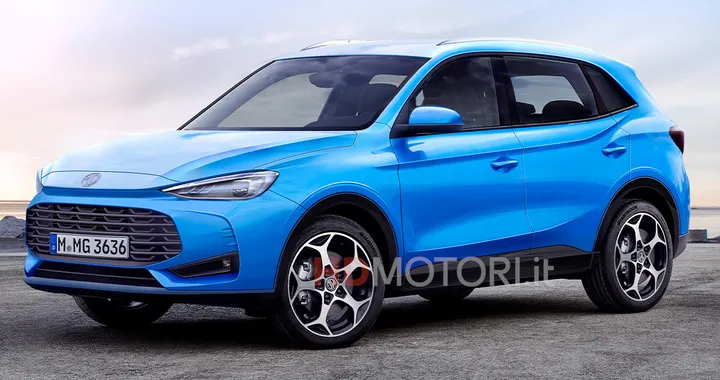 MG ZS 2025, sarà così il nuovo SUV? Un render anticipa il possibile design