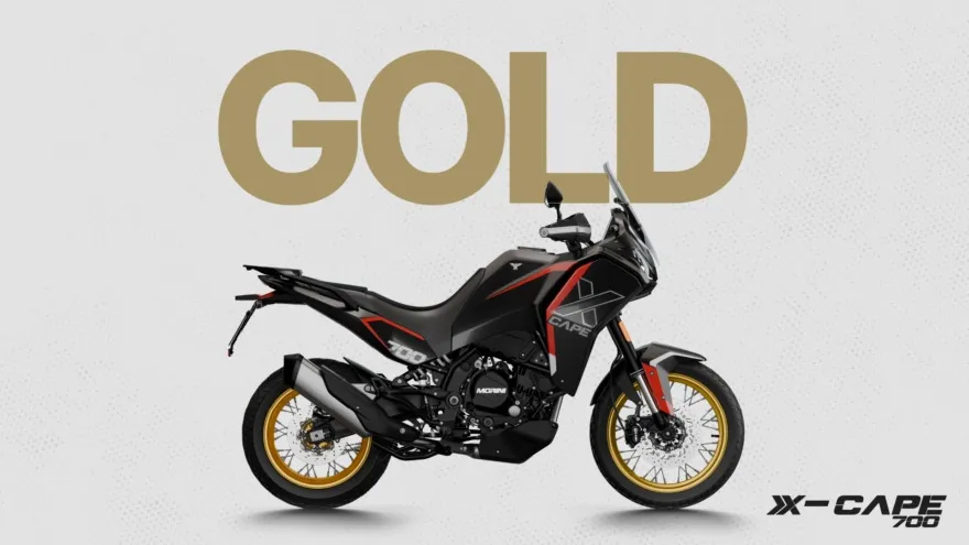 Moto Morini X-CAPE 700 Gold Edition: la top di gamma per il viaggio su due ruote