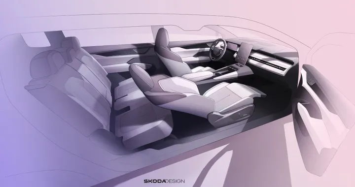 Skoda Peaq: rilasciati i bozzetti degli interni