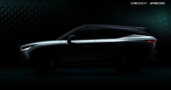 Omoda 7, teaser del nuovo SUV prima del debutto al Salone di Pechino