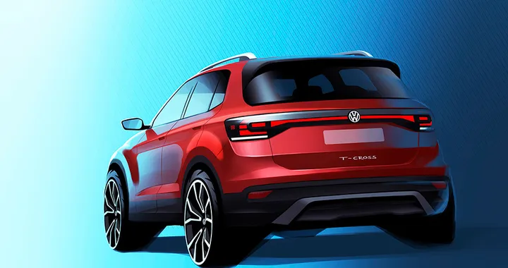 Volkswagen T-Cross: primo teaser del B-SUV su base Polo | VIDEO