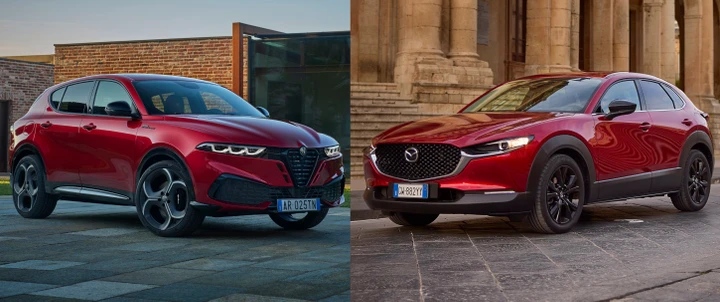 Nuova Alfa Romeo Tonale vs Mazda CX-30, mettiamo i crossover a confronto: quale preferite?