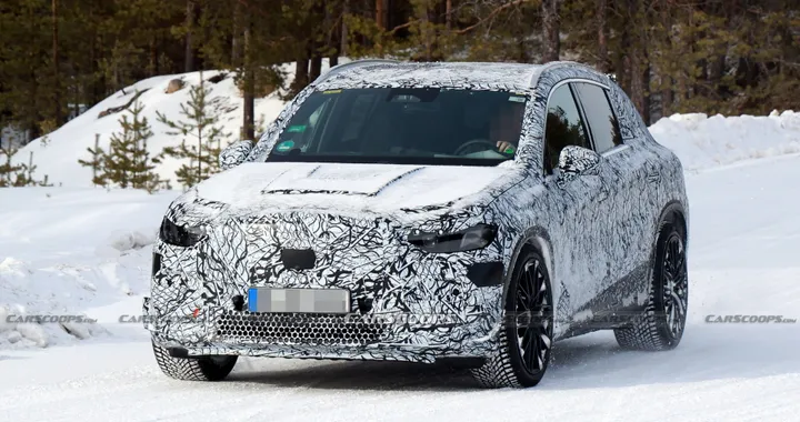 Mercedes GLC AMG EV: spiato il nuovo SUV elettrico ad alte prestazioni