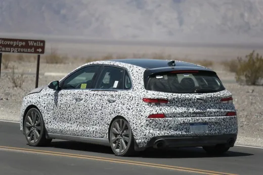 Hyundai i30 N, prime foto dei muletti