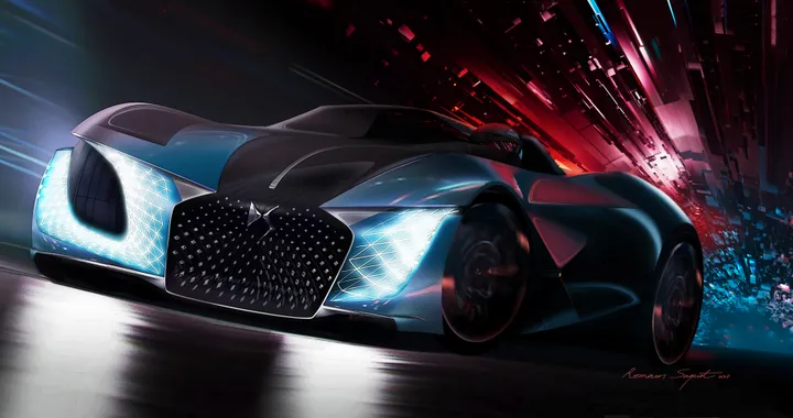 DS X E-Tense: la sportiva avveniristica che sogna il 2035