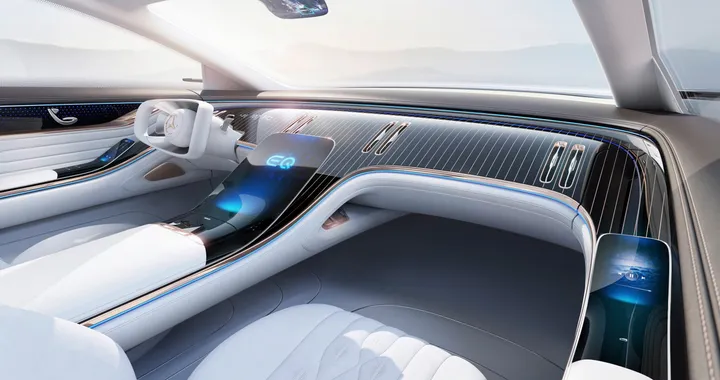 Mercedes Vision EQS: a Francoforte anticipa l'elettrica rivale di Tesla e Porsche