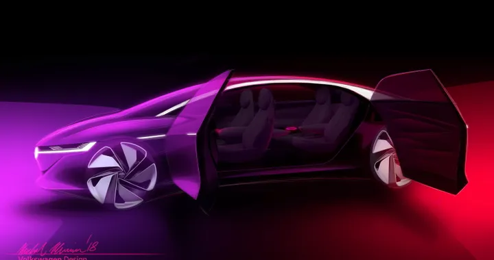 Volkswagen I.D. VIZZION: a Ginevra una berlina di lusso elettrica e autonoma