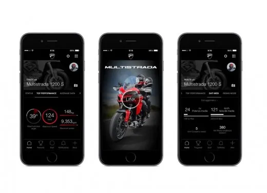 Multistrada Link: l'app di Ducati per collegarsi alla moto