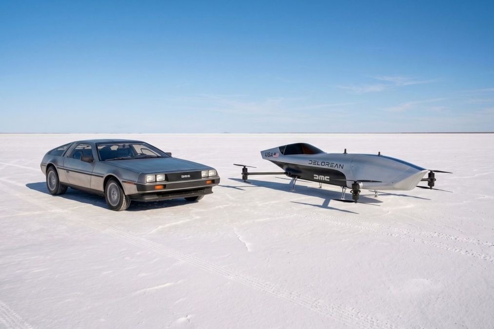 Anteprima: DeLorean, aveva ragione Zemeckis: adesso vola sul serio e compete con i velivoli elettrici