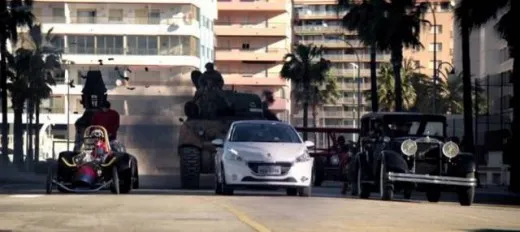 Peugeot 208: il video alla Wacky Races