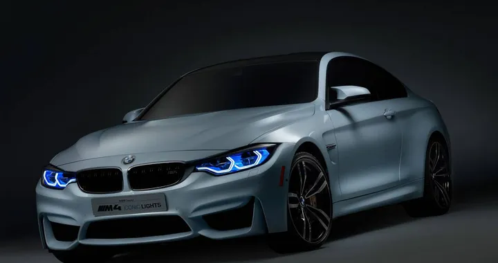 BMW M4 Iconic Lights Concept: luci laser e OLED