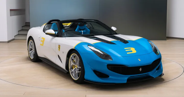 Ferrari SP3JC, one-off ispirata alla Pop Art su base F12tdf