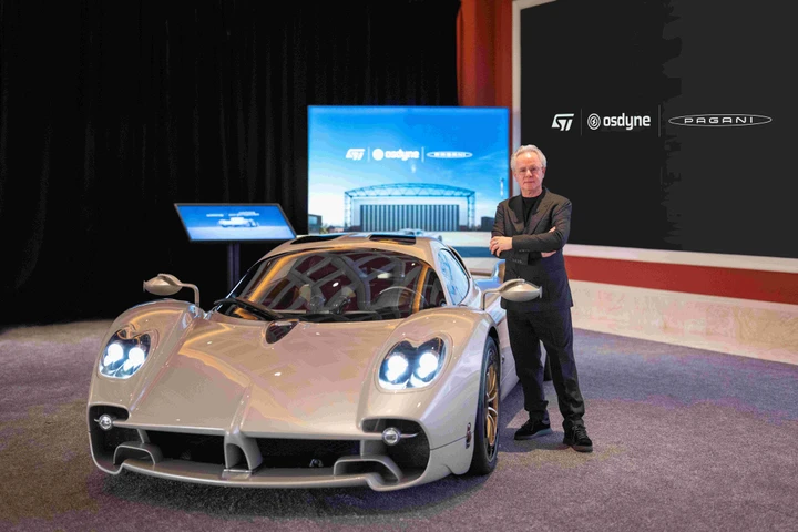Pagani al CES 2026 con ST e Osdyne per una nuova piattaforma tecnologica