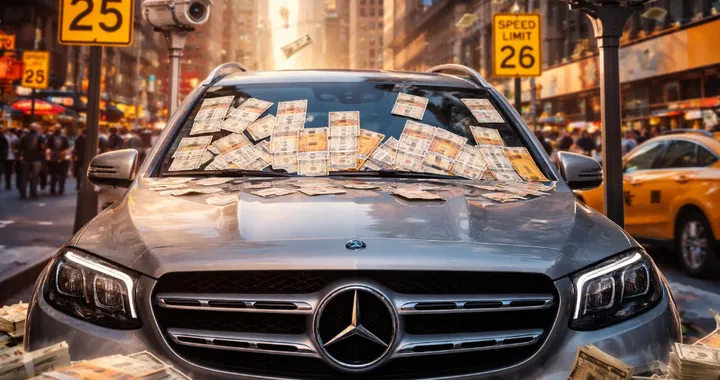 Multe per 80mila euro: c'è una Mercedes che sfida le leggi di New York