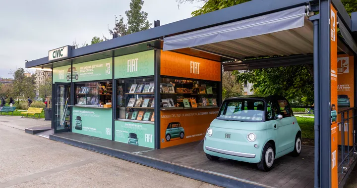 FIAT Topolino sbarca nelle edicole di Milano con il progetto TOP-NEWS