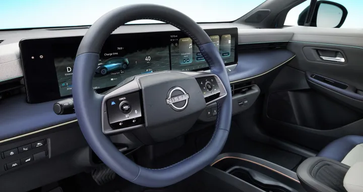 Nuova Nissan Leaf, interni e bagagliaio della terza generazione