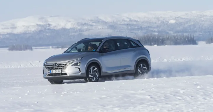 Kona Electric e NEXO contro il freddo: test in Lapponia a -30 gradi