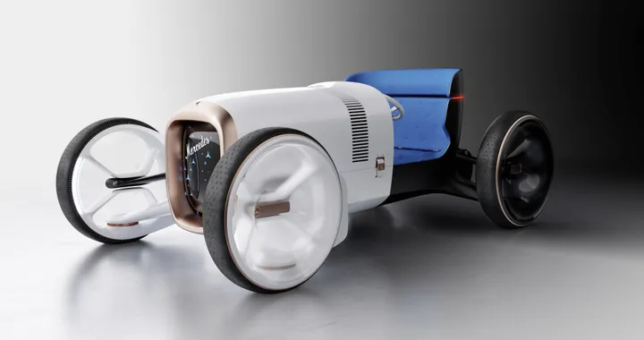 Mercedes Simplex: interfaccia digitale per l'omaggio alla prima auto del marchio