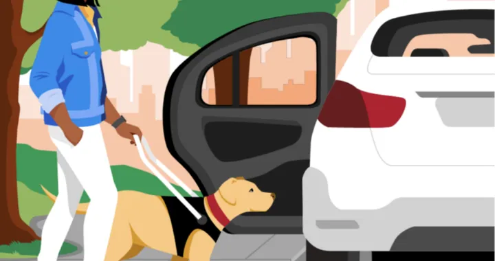 Uber rende più semplice viaggiare con animali da assistenza