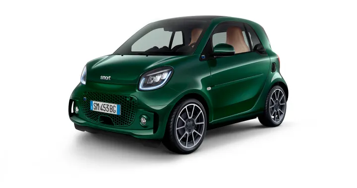Le serie speciali british green e Ushuaïa anche per la smart EQ fortwo
