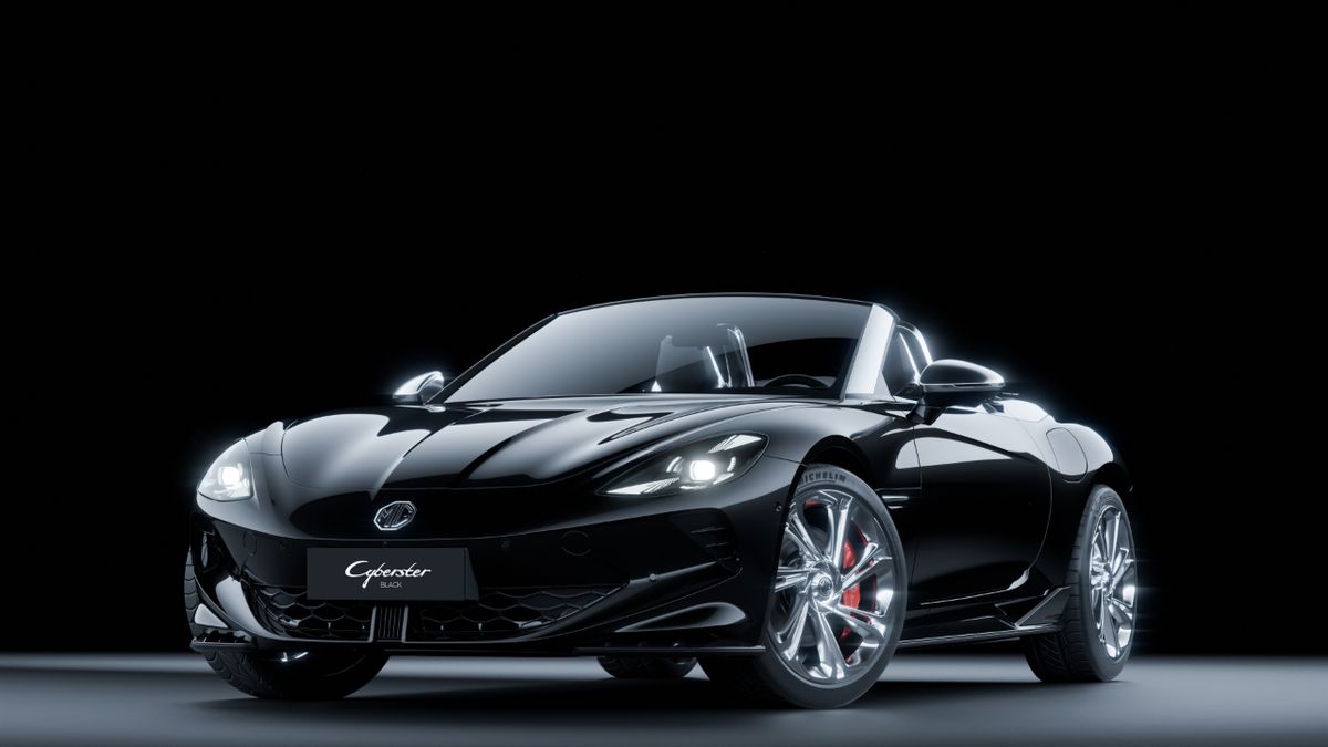 MG Cyberster: la black edition debutta a Goodwood