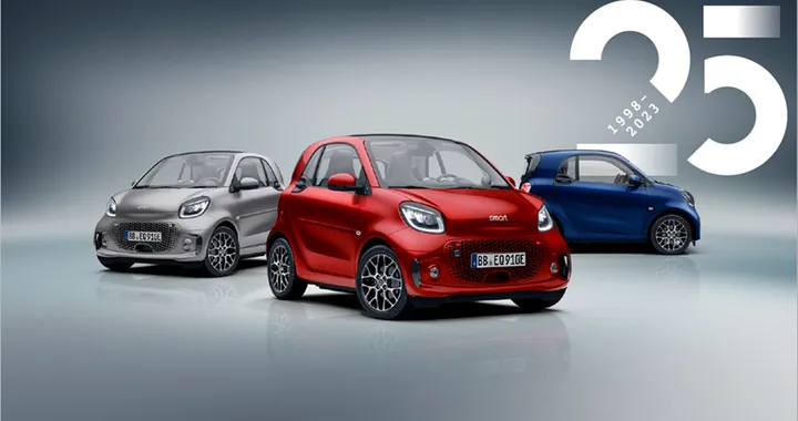 Smart festeggia i 25 anni e lancia la EQ fortwo 25th anniversary