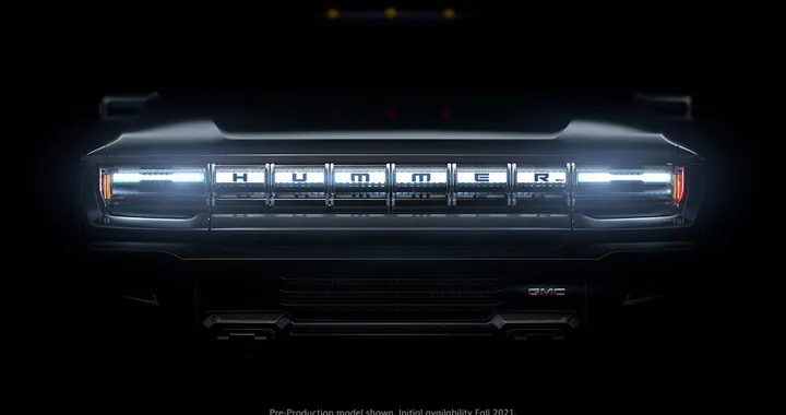 Hummer elettrico: primo teaser degli interni