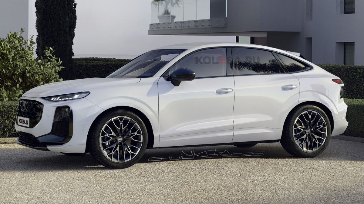 Nuova Audi Q3 Sportback, un render si immagina così le forme del SUV Coupé