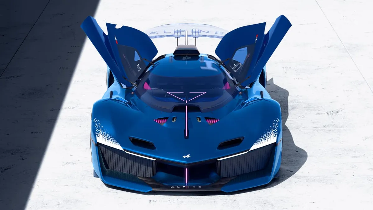 Alpine Alpenglow: hypercar ibrida con V6 e trazione integrale