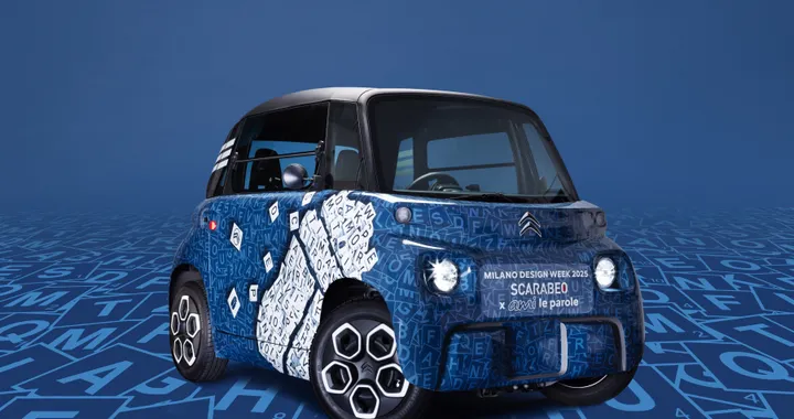 Citroen Ami, alla Design Milano Week 2025 con una livrea ispirata allo Scarabeo