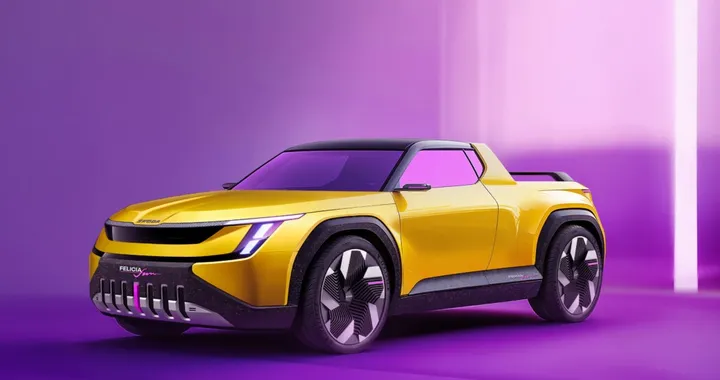 Skoda reinterpreta la Felicia Fun con l'intelligenza artificiale nel nuovo stile Modern Solid