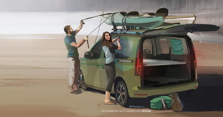 Volkswagen Caddy Beach diventa Mini-Camper: presentazione a settembre