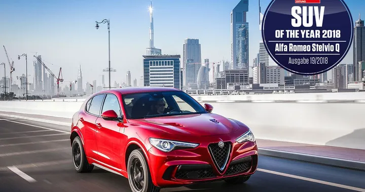 Alfa Stelvio Quadrifoglio, il SUV piace ai tedeschi: &quot;SUV dell'anno&quot; per Auto Zeitung