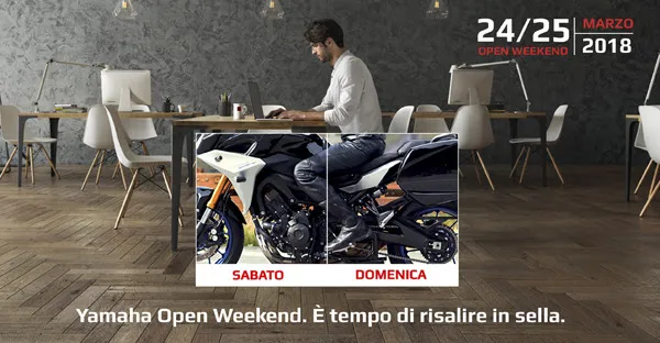 Yamaha: il 24 e 25 marzo prova una moto e vinci MT-07