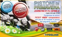 Pistoni di Primavera: test ride multimarca da Pogliani